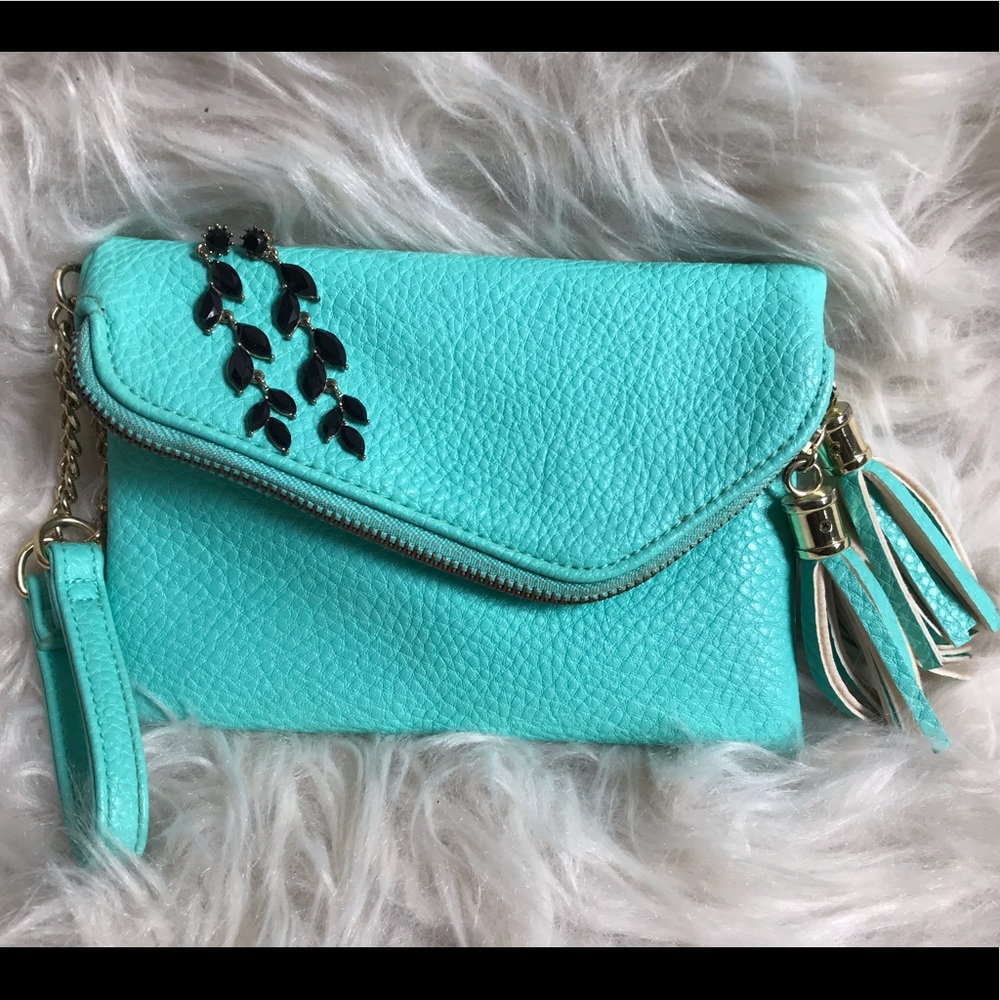 Tiffany Blue Wristlet